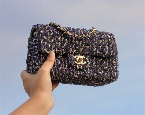 chanel tweed bag vintage|chanel tweed bag 2020.